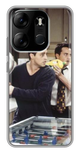 Чехол с принтом "Джо и Чендлер" для Tecno Spark Go 2023 (BF7)