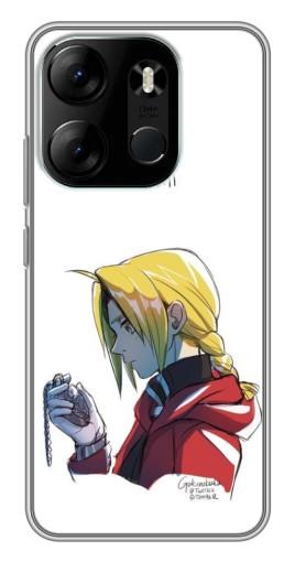 Чехол с печатью "Эд Эрлик с часами" для Tecno Spark Go 2023 (BF7)