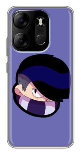 Чехол с принтом "Эдгар в шарфе" для Tecno Spark Go 2023 (BF7)