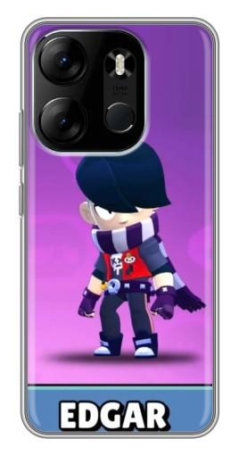 Силиконовый чехол с изображением "EDGAR" для Tecno Spark Go 2023 (BF7)