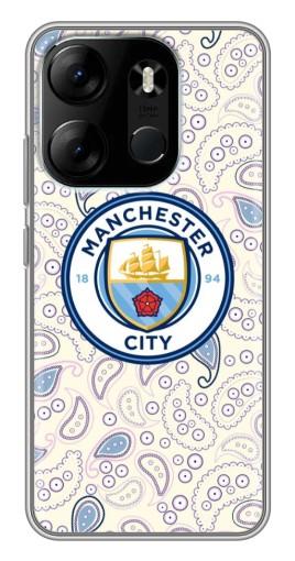 Чехол с принтом "Эмблема Ман Сити" для Tecno Spark Go 2023 (BF7)