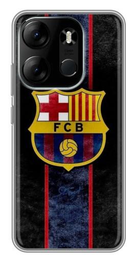 Силиконовый чехол с изображением "FCB" для Tecno Spark Go 2023 (BF7)