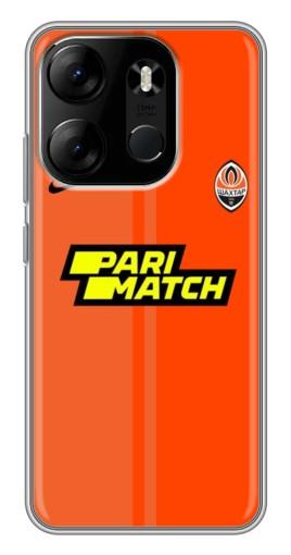 Чехол с печатью "Форма ФК Шахтер" для Tecno Spark Go 2023 (BF7)