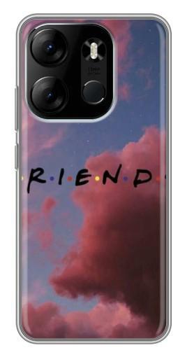 Чехол с принтом "Friends" для Tecno Spark Go 2023 (BF7)