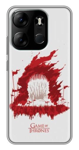 Силиконовый чехол с изображением "Game Of Thrones" для Tecno Spark Go 2023 (BF7)
