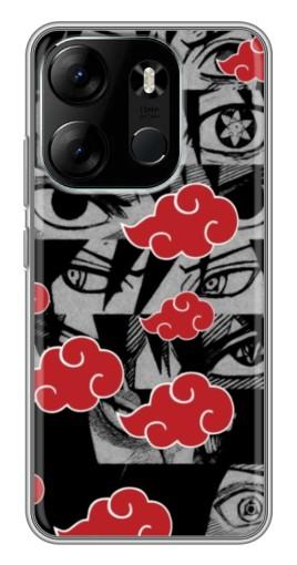 Чехол с картинкой "Глаза Итачи" для Tecno Spark Go 2023 (BF7)