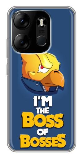 Силиконовый чехол с изображением "Gold Boss" для Tecno Spark Go 2023 (BF7)