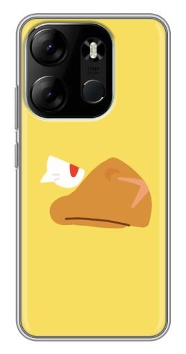 Чехол с картинкой "Gold Crow" для Tecno Spark Go 2023 (BF7)