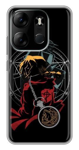 Чехол с принтом "Государственный алхимик" для Tecno Spark Go 2023 (BF7)