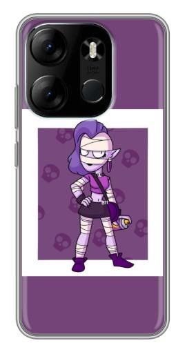 Силиконовый чехол с изображением "Грознай Эмз" для Tecno Spark Go 2023 (BF7)