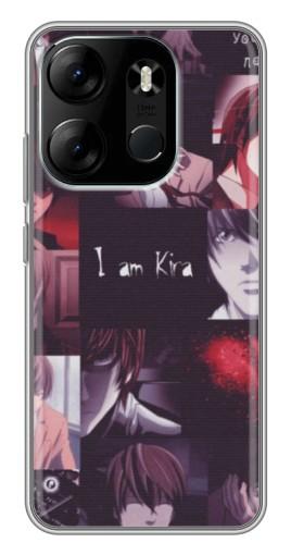 Чехол с принтом "I am Kira" для Tecno Spark Go 2023 (BF7)
