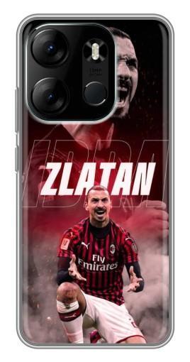 Силиконовый чехол с изображением "Ибра Златан" для Tecno Spark Go 2023 (BF7)