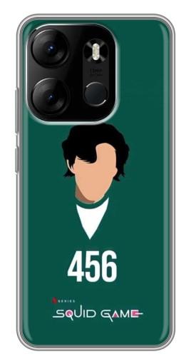 Чехол с печатью "Игрок 456" для Tecno Spark Go 2023 (BF7)