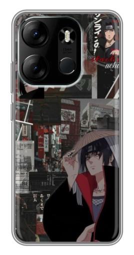 Силиконовый чехол с изображением "Итачи комиксы" для Tecno Spark Go 2023 (BF7)