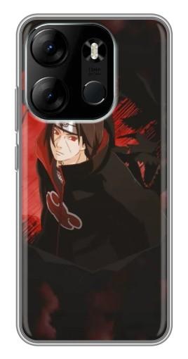 Чехол с принтом "Итачи в плаще" для Tecno Spark Go 2023 (BF7)