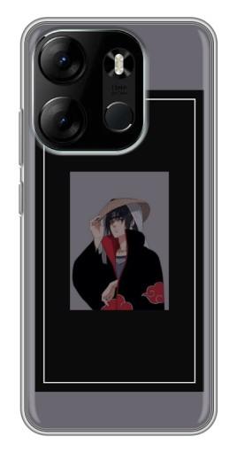 Силиконовый чехол с изображением "Итачи в рамке" для Tecno Spark Go 2023 (BF7)