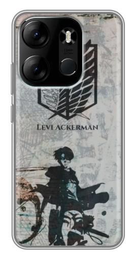 Чехол с картинкой "Капитан Леви" для Tecno Spark Go 2023 (BF7)