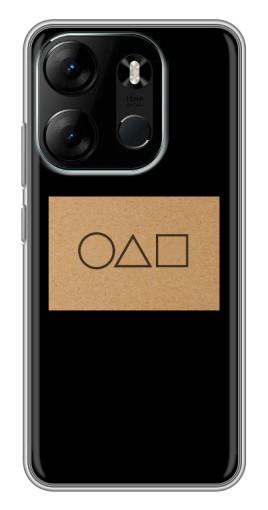 Чехол с печатью "Карточка Кальмара" для Tecno Spark Go 2023 (BF7)