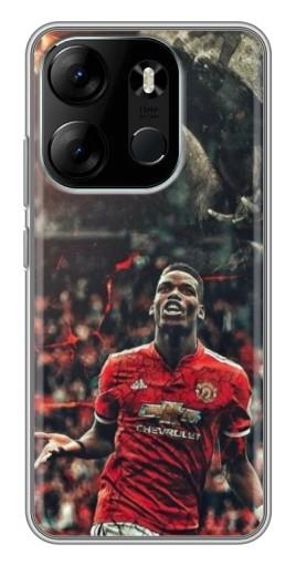 Чехол с печатью "Хищник Погба" для Tecno Spark Go 2023 (BF7)