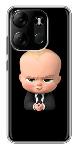 Чехол с картинкой "Хитрый Босс" для Tecno Spark Go 2023 (BF7)