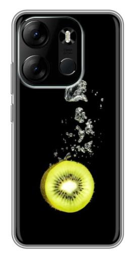 Чехол с принтом "Киви на черном" для Tecno Spark Go 2023 (BF7)