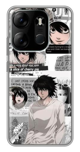 Силиконовый чехол с изображением "Коллаж Эл Лоулайт" для Tecno Spark Go 2023 (BF7)