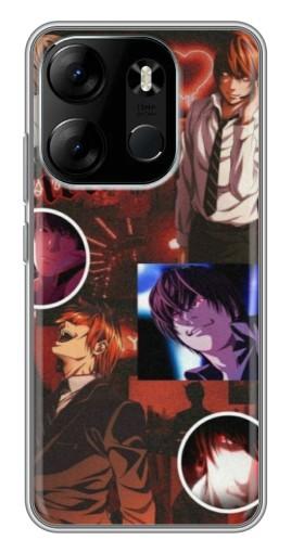 Чехол с печатью "Коллаж Ягами" для Tecno Spark Go 2023 (BF7)