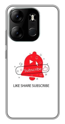 Чехол с печатью "Колокольчик" для Tecno Spark Go 2023 (BF7)