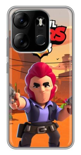 Чехол с картинкой "Кольт с пушками" для Tecno Spark Go 2023 (BF7)