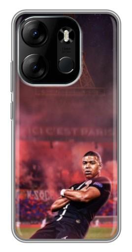 Чехол с печатью "Король ПСЖ Мбаппе" для Tecno Spark Go 2023 (BF7)