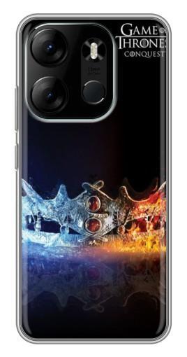 Чехол с печатью "Корона" для Tecno Spark Go 2023 (BF7)