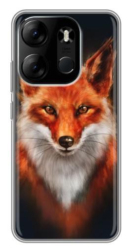 Чехол с картинкой "Красивая лиса" для Tecno Spark Go 2023 (BF7)