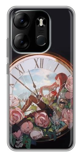 Чехол с печатью "Курису  в часах" для Tecno Spark Go 2023 (BF7)