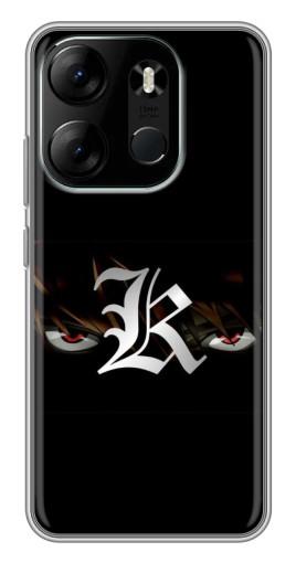 Силиконовый чехол с изображением "L.K." для Tecno Spark Go 2023 (BF7)