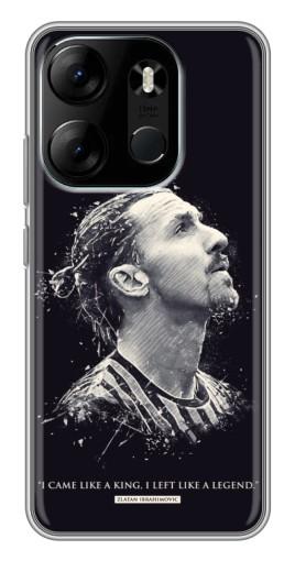 Чехол с картинкой "Легенда Ибрагимович" для Tecno Spark Go 2023 (BF7)