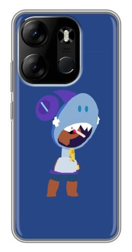 Чехол с принтом "Леон с конфетой" для Tecno Spark Go 2023 (BF7)