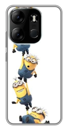 Силиконовый чехол с изображением "Лесенка" для Tecno Spark Go 2023 (BF7)