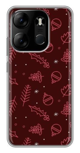 Чехол с картинкой "Листочки и шары" для Tecno Spark Go 2023 (BF7) Чехол с картинкой "Листочки и шары" для Tecno Spark Go 2023 (BF7)