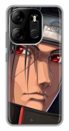 Чехол с печатью "Лицо Итачи" для Tecno Spark Go 2023 (BF7)