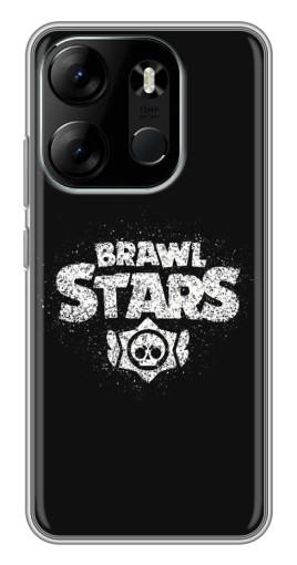 Чехол с принтом "Лого Бравл Старс" для Tecno Spark Go 2023 (BF7)