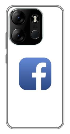 Силиконовый чехол с изображением "Лого Фейсбук" для Tecno Spark Go 2023 (BF7) Силиконовый чехол с изображением "Лого Фейсбук" для Tecno Spark Go 2023 (BF7)
