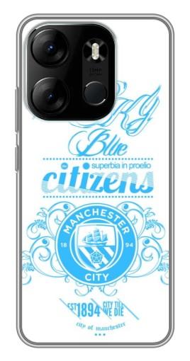 Силиконовый чехол с изображением "Лого Man Sity" для Tecno Spark Go 2023 (BF7)