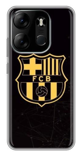 Силиконовый чехол с изображением "Логотип Барселоны" для Tecno Spark Go 2023 (BF7)