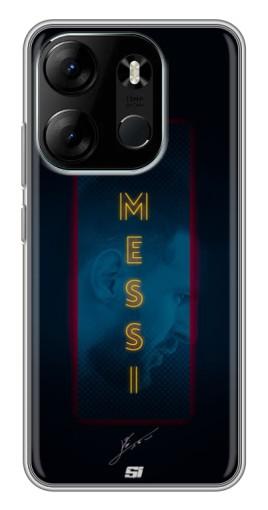 Чехол с печатью "Логотип Месси" для Tecno Spark Go 2023 (BF7)