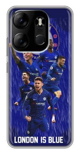 Чехол с печатью "London is Blue" для Tecno Spark Go 2023 (BF7)