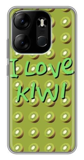Чехол с печатью "Love Kiwi" для Tecno Spark Go 2023 (BF7)