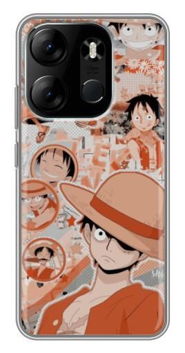 Чехол с печатью "Луффи" для Tecno Spark Go 2023 (BF7)