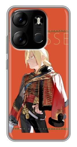 Чехол с печатью "Майор Элрик" для Tecno Spark Go 2023 (BF7)