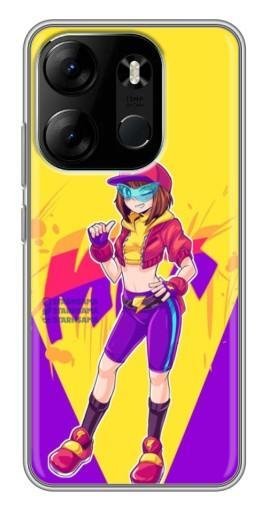 Чехол с принтом "Макс Бравл Старс" для Tecno Spark Go 2023 (BF7)