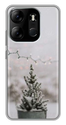 Силиконовый чехол с изображением "Маленькая елка" для Tecno Spark Go 2023 (BF7)